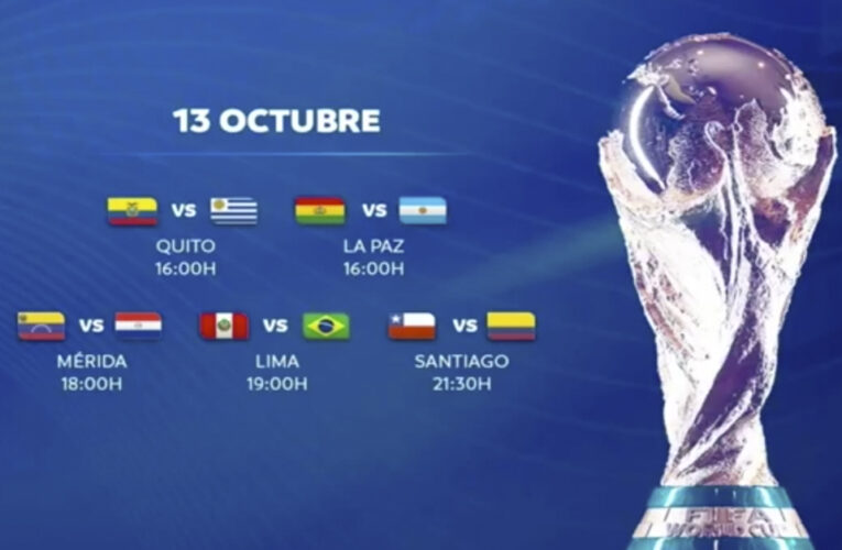 Se modificaron horarios de los partidos a las eliminatorias sudamericanas