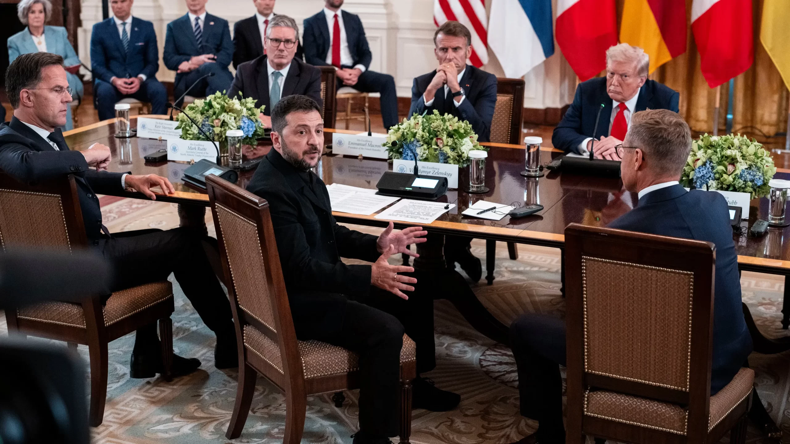 Cumbre internacional con Zelenski, Trump, Macron y líderes europeos