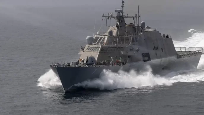 tensión entre Venezuela y EE. UU.Buque militar estadounidense en aguas internacionales