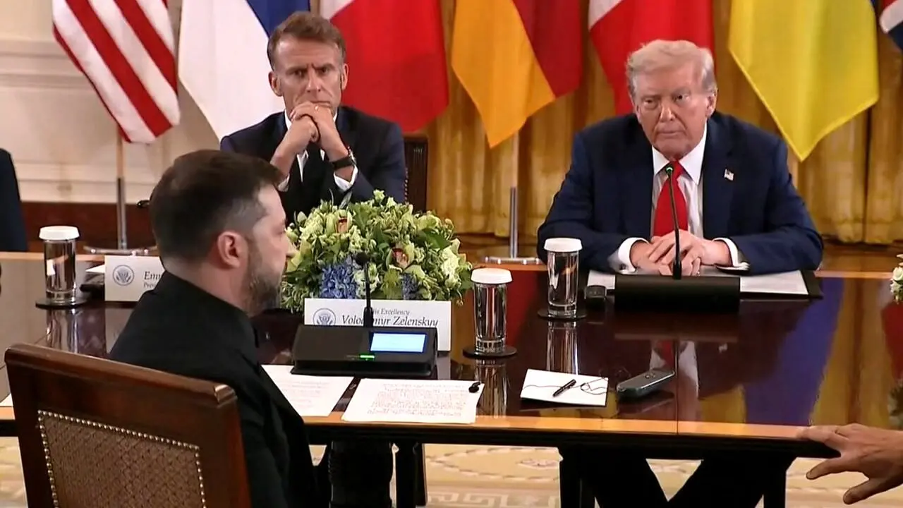 Reunión de Zelenski, Trump y Macron en cumbre internacional