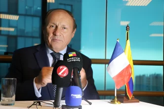 Miguel Cordano, director internacional de ODM, durante entrevista sobre infraestructura con impacto social.