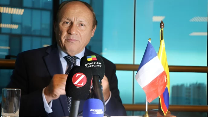 Miguel Cordano, director internacional de ODM, durante entrevista sobre infraestructura con impacto social.