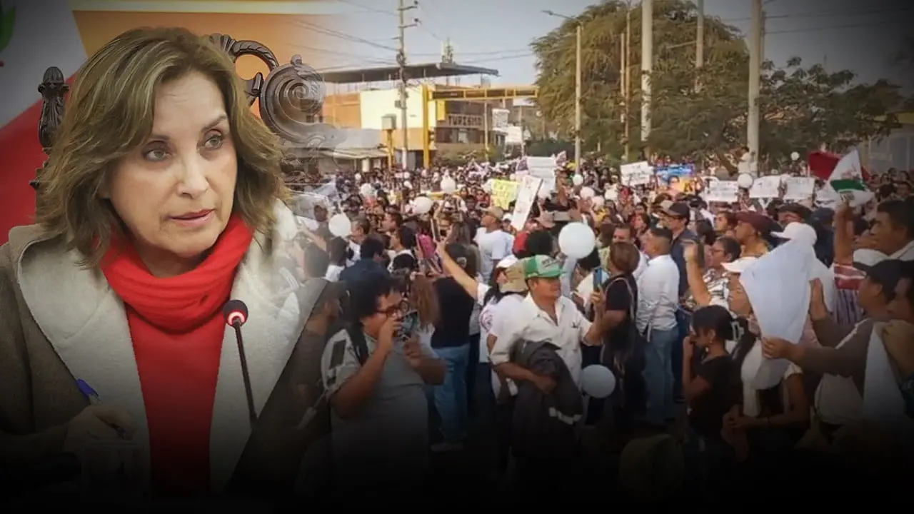 Multitudinaria protesta ciudadana en Perú tras la destitución de Dina Boluarte.