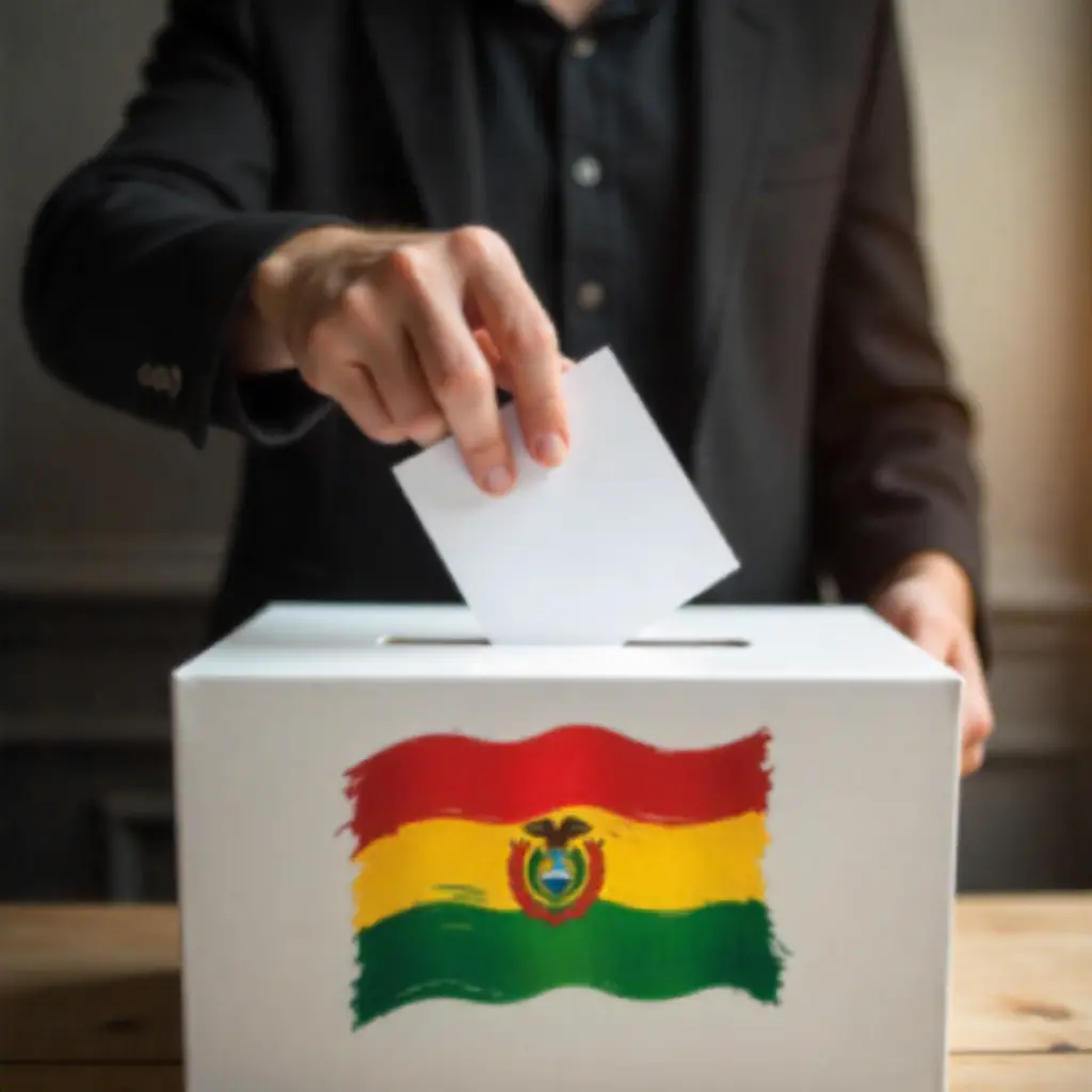 Ciudadanos bolivianos acuden al centro de votación en Peckham durante la segunda vuelta de las elecciones 2025.