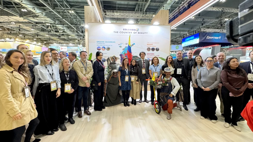 Delegación de Colombia el país de la belleza en WTM Londres 2025.