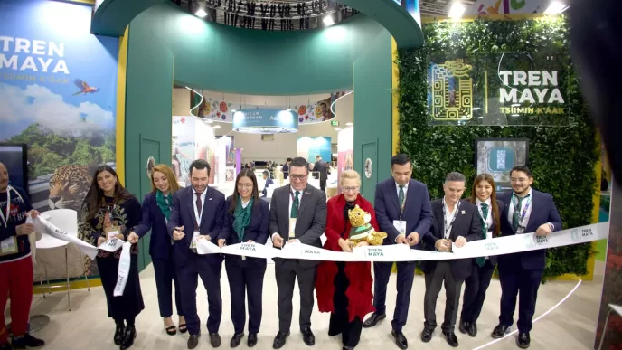 Turismo cultural Latinoamérica en presentación del Tren Maya en WTM Londres