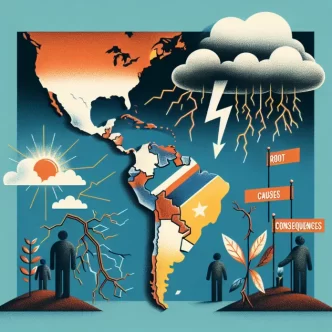 crisis latinoamericana representada en mapa conceptual
