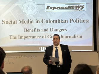 Pedro Prado en los Express News Foros UCL sobre redes sociales y política.