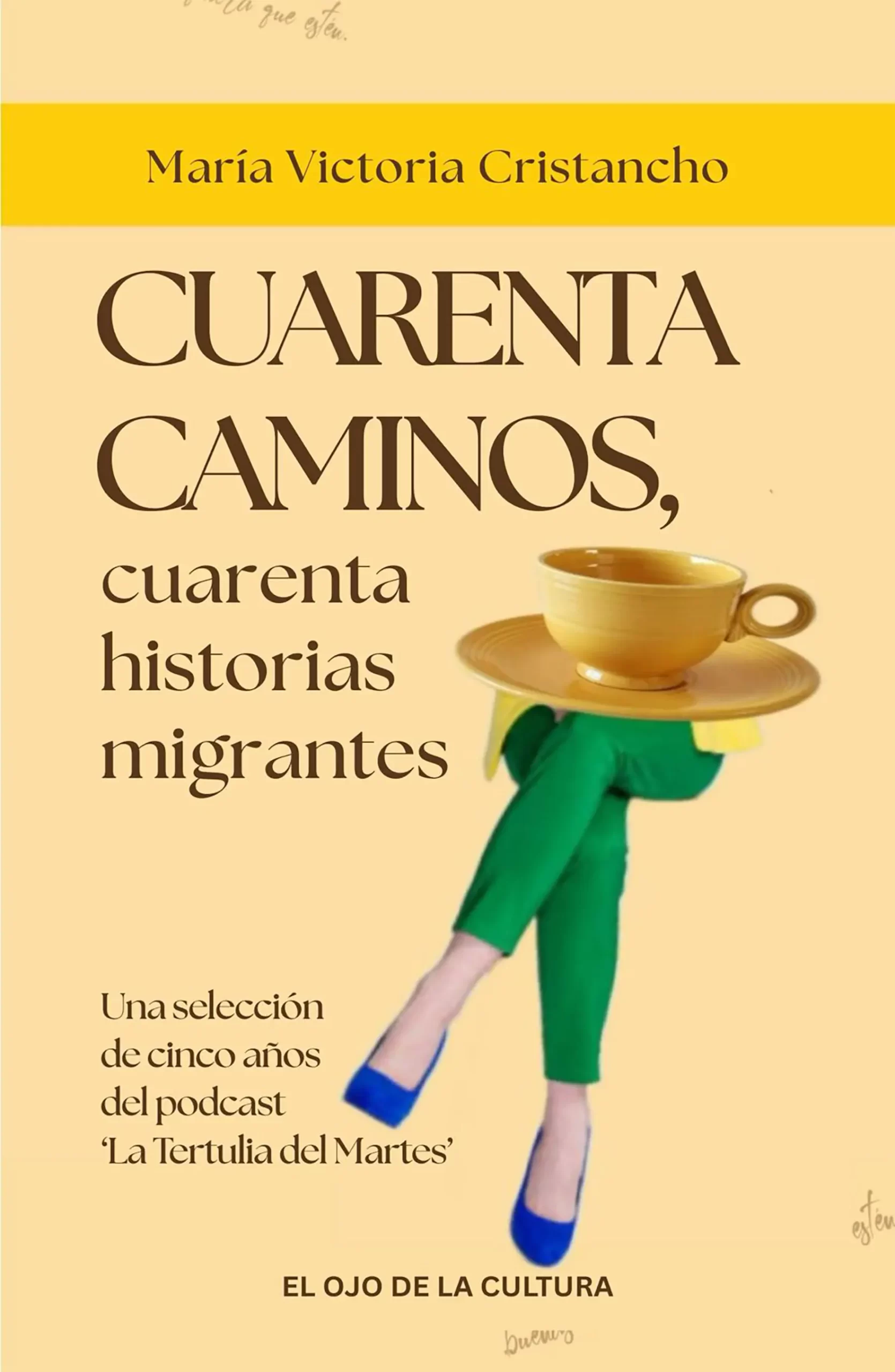 Portada del libro Cuarenta caminos cuarenta historias migrantes de María Victoria Cristancho.