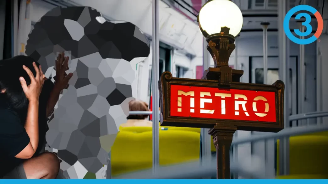 Ataques sexuales en Francia dentro del metro de París.