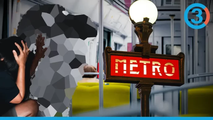 Ataques sexuales en Francia dentro del metro de París.