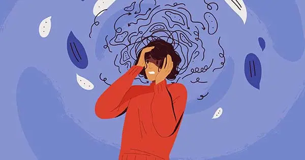 silencio interior y ansiedad representados en ilustración emocional