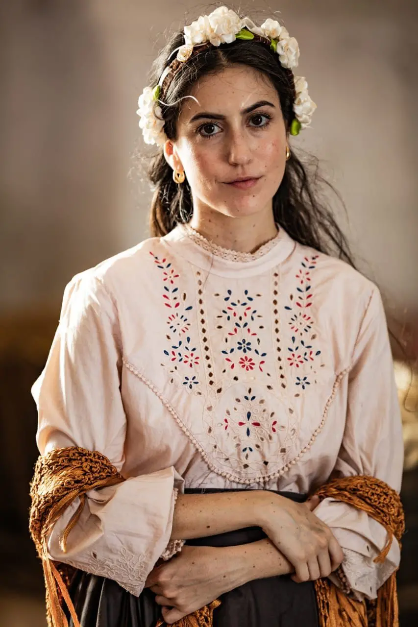 Isabela Córdoba Torres interpretando a Juana Nepomucena en la serie Bolívar de Netflix