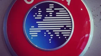 Poder latino Champions representado en el logo oficial de la UEFA Champions League en Europa.