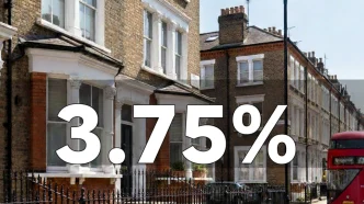 Viviendas residenciales en Londres tras decisión de la Base Rate 3.75% del Banco de Inglaterra.