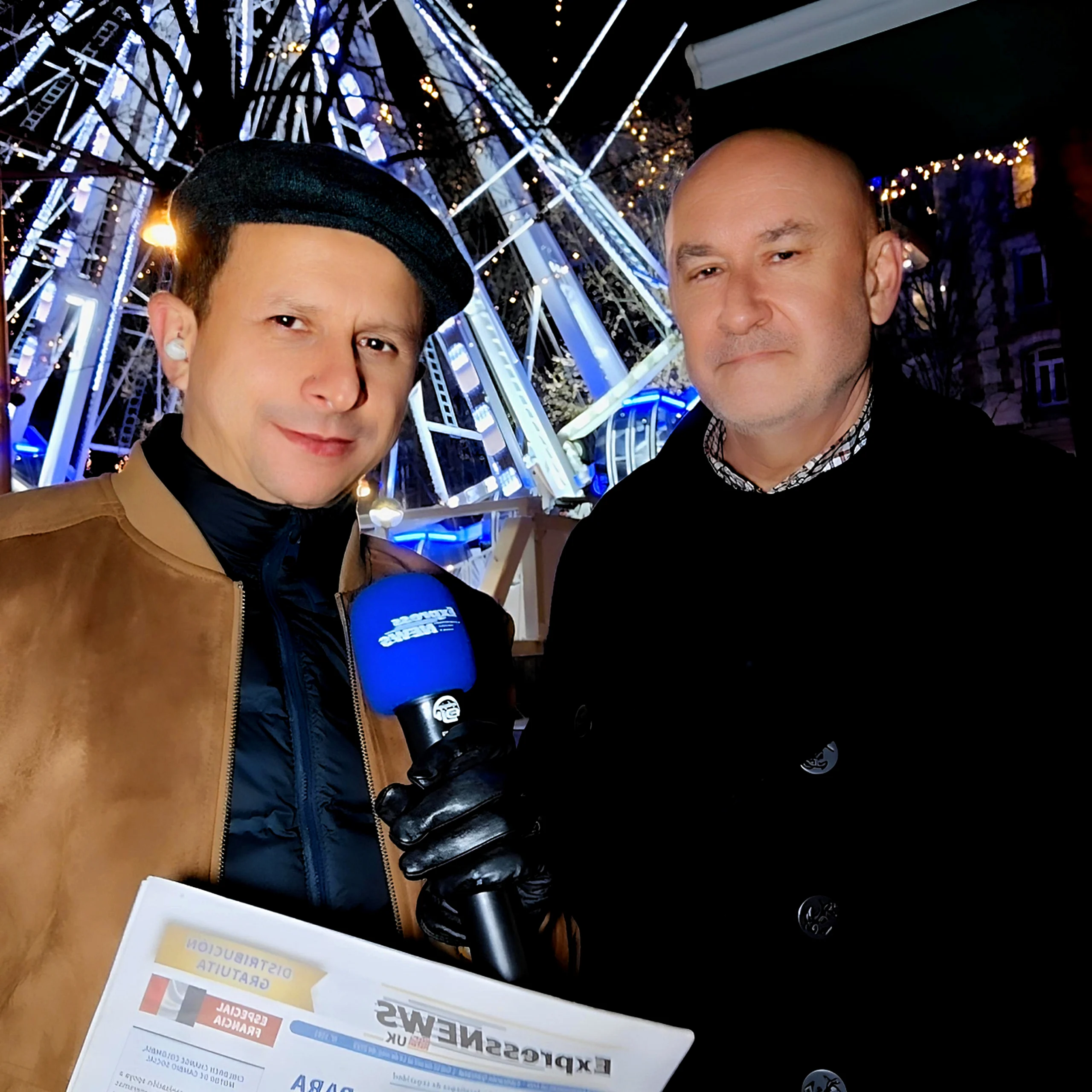 Emmanuel Le Vagueresse en entrevista en Reims para Express News.