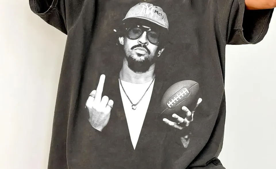 Bad Bunny Super Bowl durante su presentación en el espectáculo de medio tiempo.