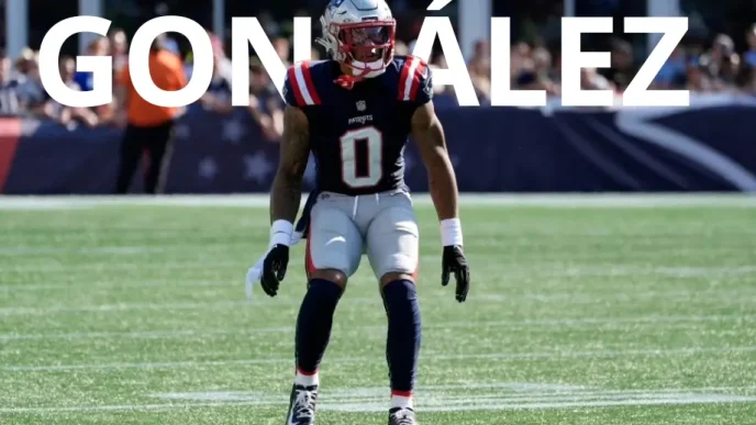 Christian González Super Bowl defendiendo con los New England Patriots en la final de la NFL.