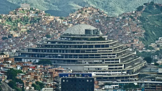 El Helicoide en Caracas, símbolo de los presos políticos Venezuela en 2026.