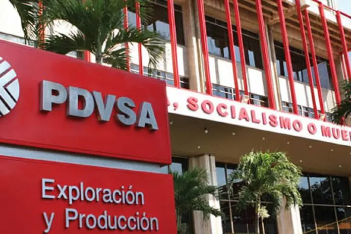 Fachada de PDVSA en Caracas en el contexto del Nuevo Alto Mando y la transición económica en Venezuela.