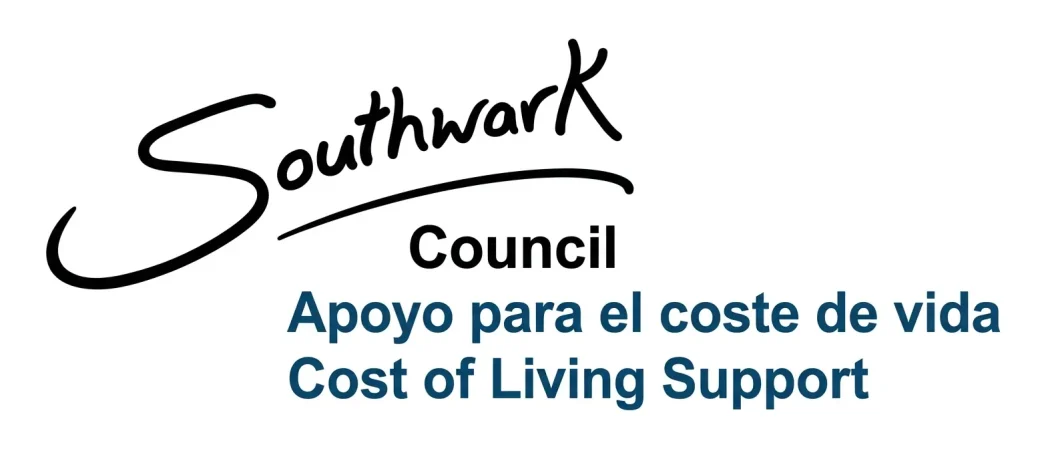 Apoyo coste de vida del Southwark Council para residentes con información sobre Cost of Living Support