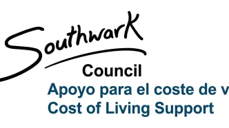 Apoyo coste de vida del Southwark Council para residentes con información sobre Cost of Living Support