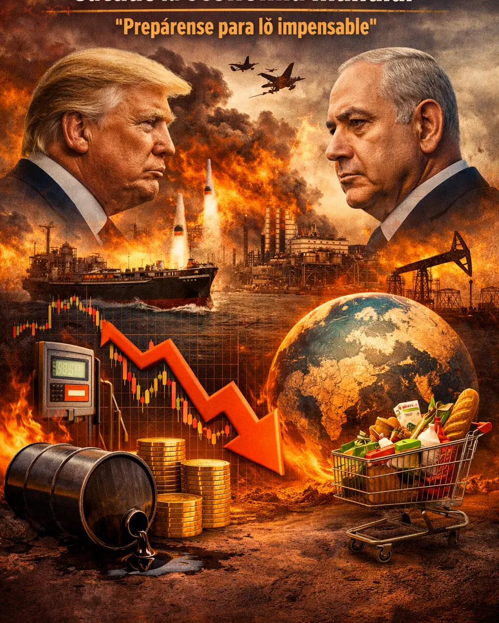 Inflación mundial por la guerra reflejada en crisis energética y caída de mercados globales