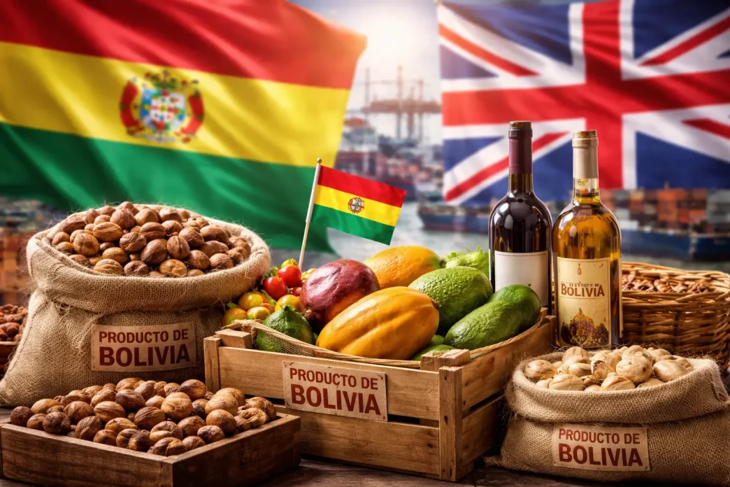 Aranceles cero exportaciones bolivianas productos agrícolas Reino Unido