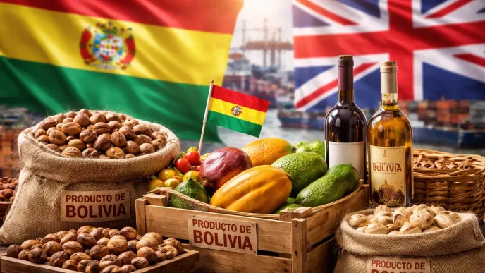 Aranceles cero exportaciones bolivianas productos agrícolas Reino Unido