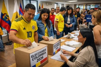 curul exterior Colombia votacion colombianos en el exterior urna