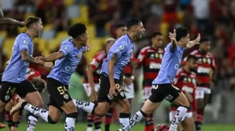 Copa Libertadores 2026 celebración equipo tras victoria