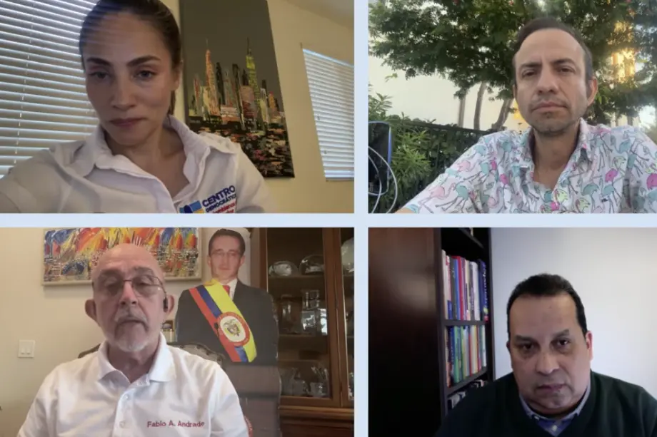 curul exterior Colombia candidatos Olga Murcia Camilo Florido entrevista