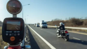 radares 4D controlando múltiples vehículos en carretera sin flash visible