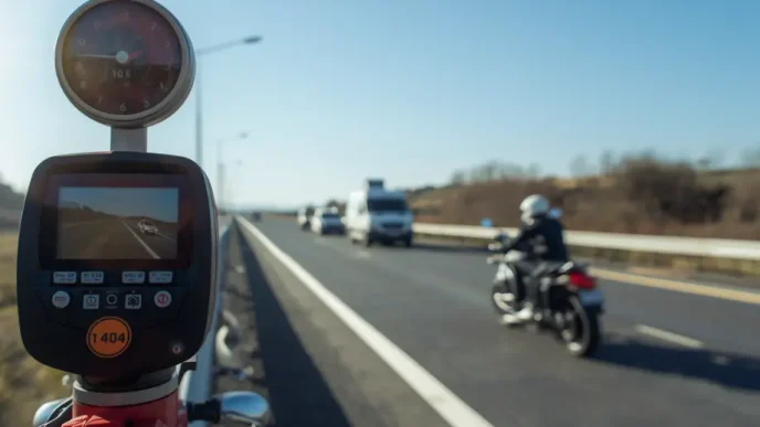 radares 4D controlando múltiples vehículos en carretera sin flash visible