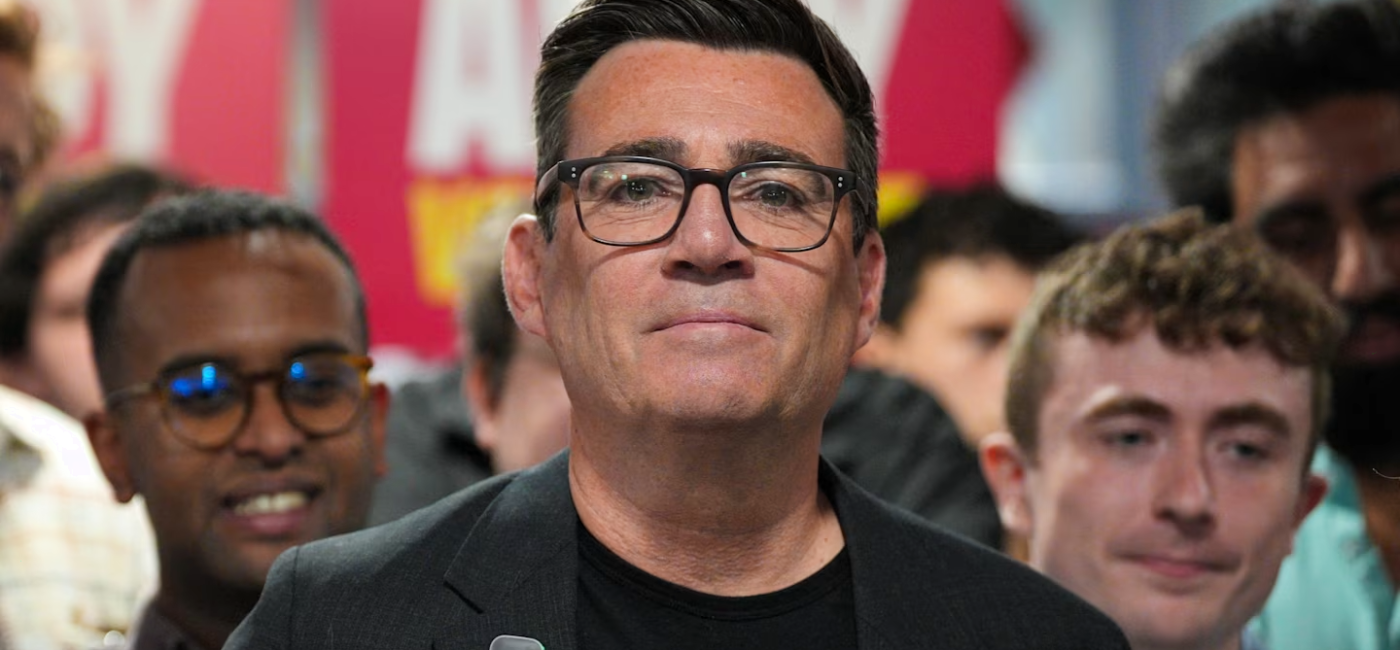Andy Burnham, alcalde del Gran Manchester y reciente ganador en las elecciones parciales de Makerfield.