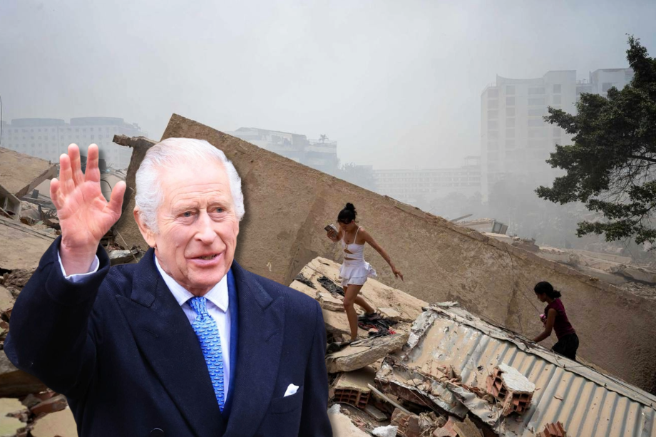 El Rey Carlos III enviando un mensaje de solidaridad frente a las zonas devastadas por el terremoto en Venezuela, según se observa en Rey Carlos Venezuela.jpg.