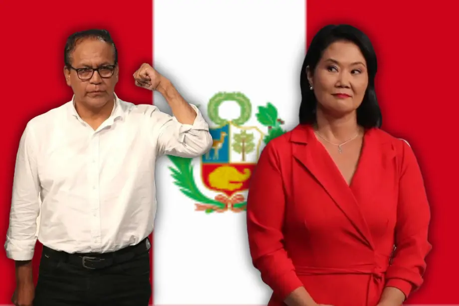 Gráfico oficial de las Elecciones Generales Perú 2026 durante la segunda vuelta presidencial.
