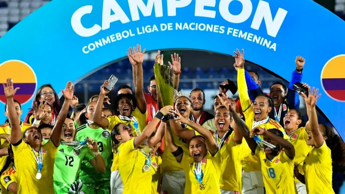 Selección Colombia femenina celebra título de Liga de Naciones tras vencer a Paraguay