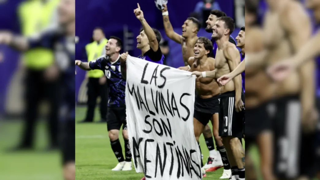 Jugadores de Argentina durante un partido del Mundial 2026.