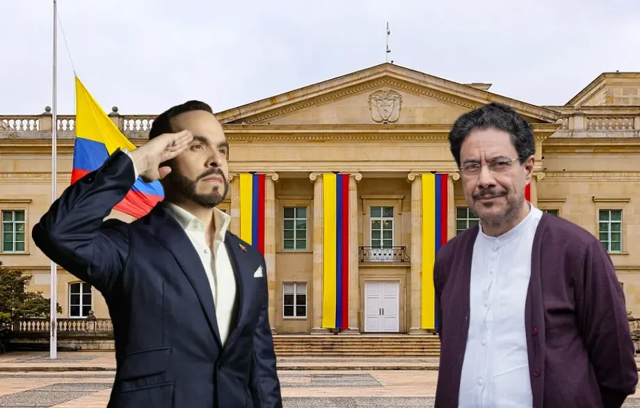 El senador Iván Cepeda durante rueda de prensa sobre el gobierno electo.