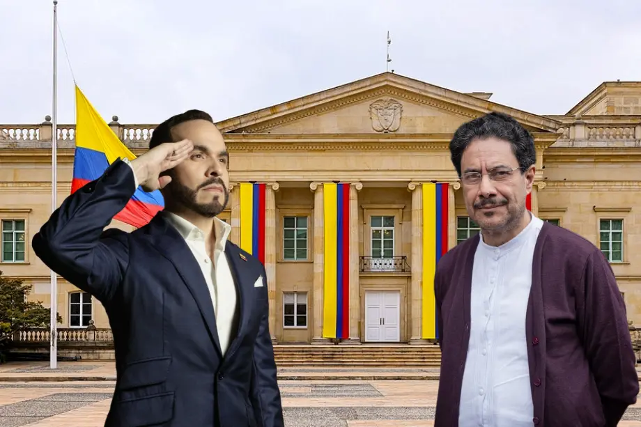 El senador Iván Cepeda durante rueda de prensa sobre el gobierno electo.