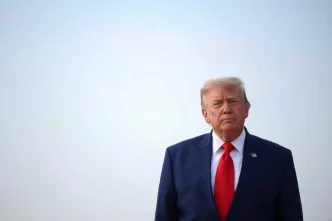 El presidente de Estados Unidos, Donald Trump, en una comparecencia oficial sobre política comercial.