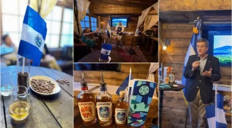Evento “Rum meets Coffee” organizado por la Embajada de El Salvador en Londres con degustación de ron Cihuatán y café.