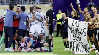 Incidentes y altercados entre jugadores de Argentina y España durante la final del Mundial 2026.