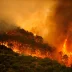 Llamas y humo denso devorando una zona boscosa durante los incendios forestales en España.