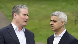 Sadiq Khan, alcalde de Londres, durante una intervención pública.