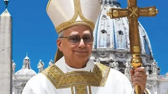 El Papa León XIV durante una ceremonia oficial en el marco de su visita apostólica.