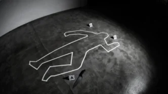 Escena de crimen delimitada con cinta policial e indicadores de evidencia tras el tiroteo en Clapham.
