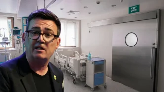 Andy Burnham hablando sobre la reforma del sistema de salud y asistencia social.