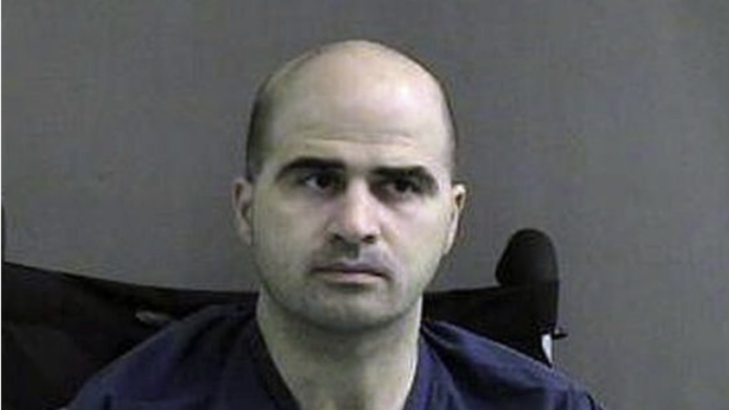Retrato del exmayor del ejército estadounidense Nidal Malik Hasan.